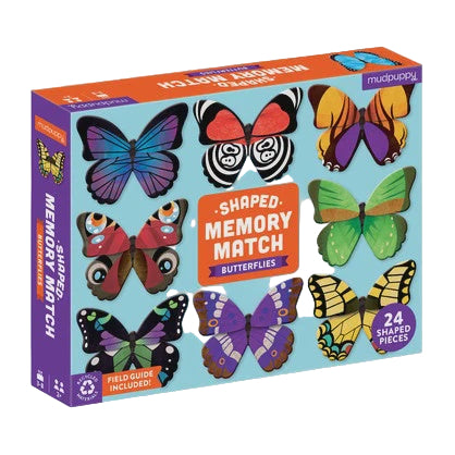 Butterflies Shaped Memory Match | Mudpuppy
