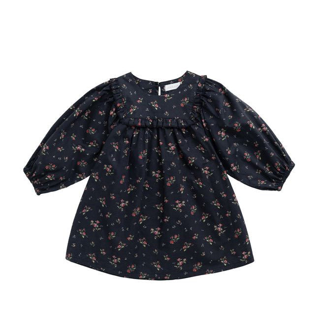 Organic Cotton Amira Dress Bianca Noir Jamie Kay