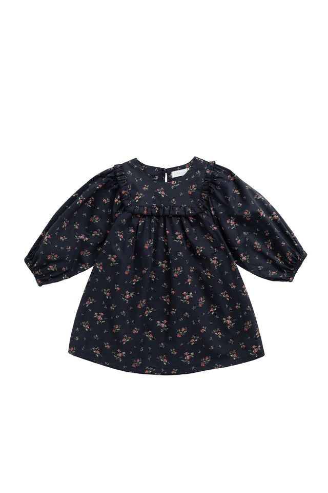 Organic Cotton Amira Dress | Bianca Noir | Jamie Kay