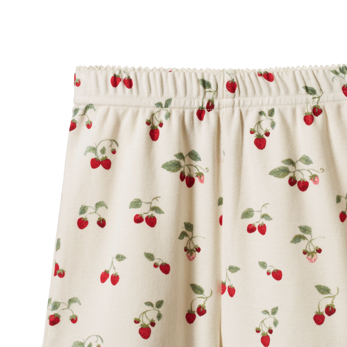 SHORTIE PYJAMA SET. Strawberry  Blush Print | Nature Baby