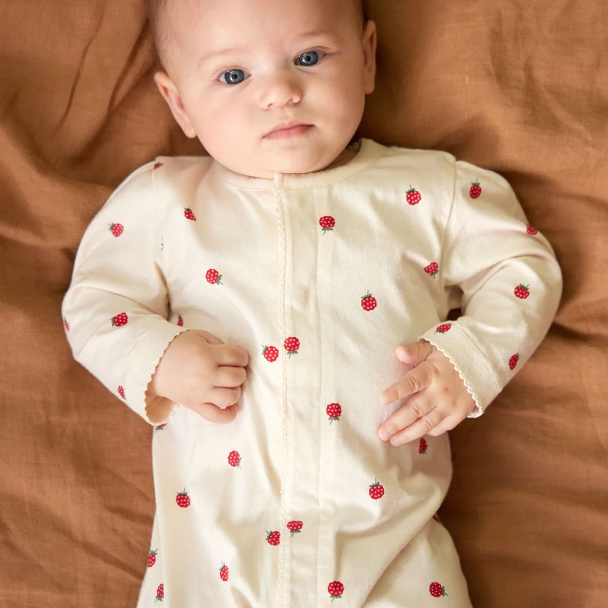 LUCY SUIT || Raspberry Print | Nature Baby