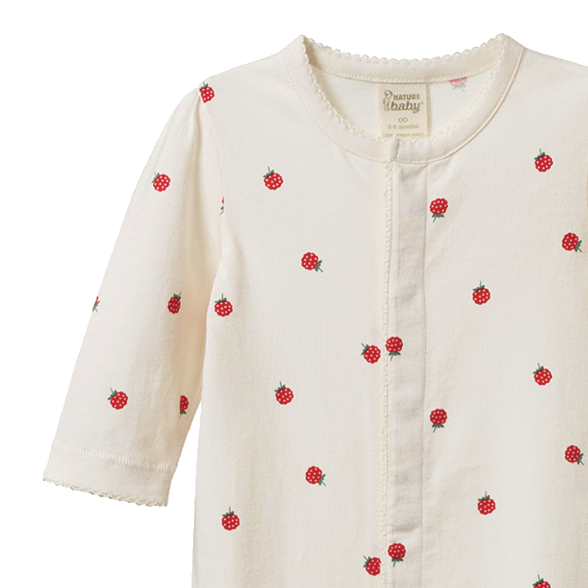 LUCY SUIT || Raspberry Print | Nature Baby