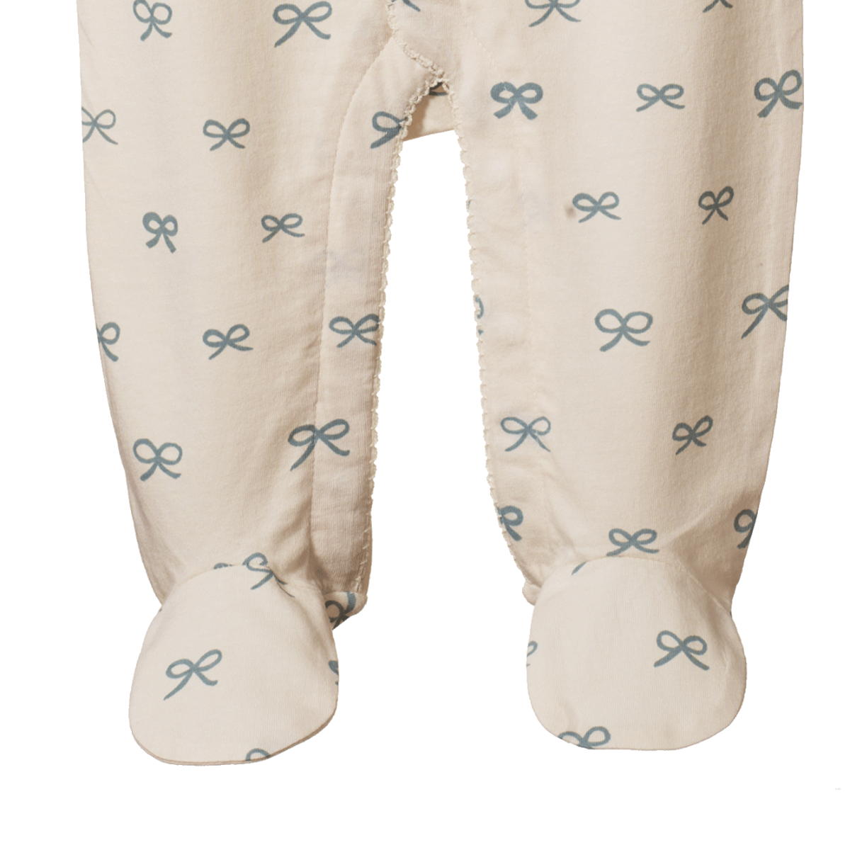 LUCY SUIT. Ribbons Star Dew Print | Nature Baby