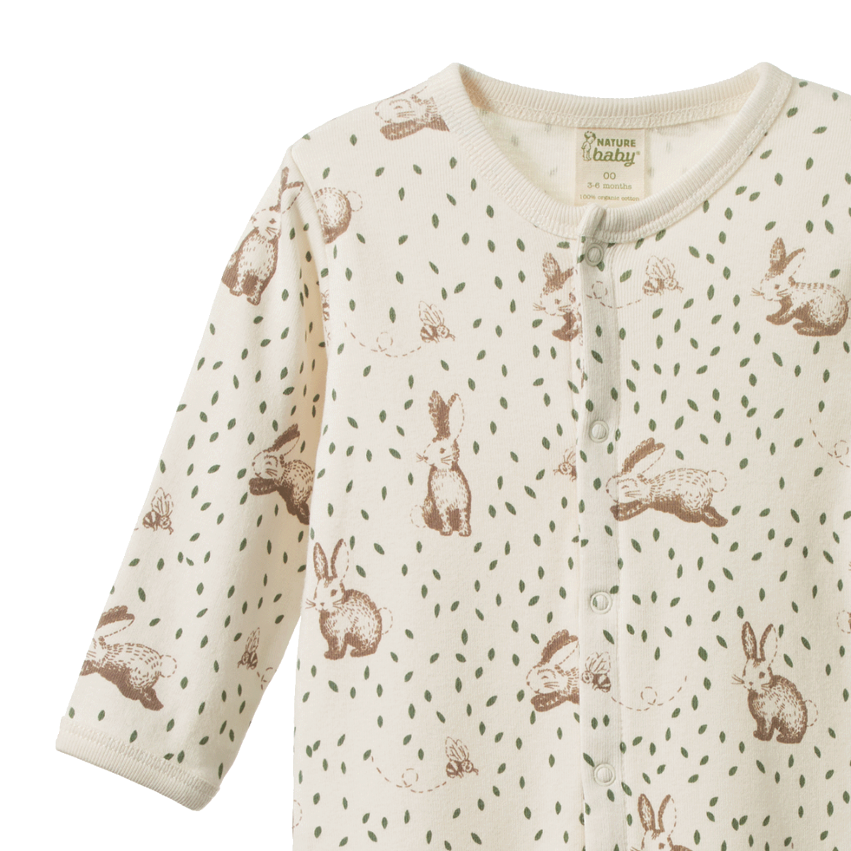 STRETCH & GROW - Rabbitty Print | Nature Baby