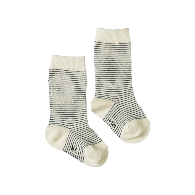 ORGANIC COTTON SOCKS - Navy Stripe | Nature Baby