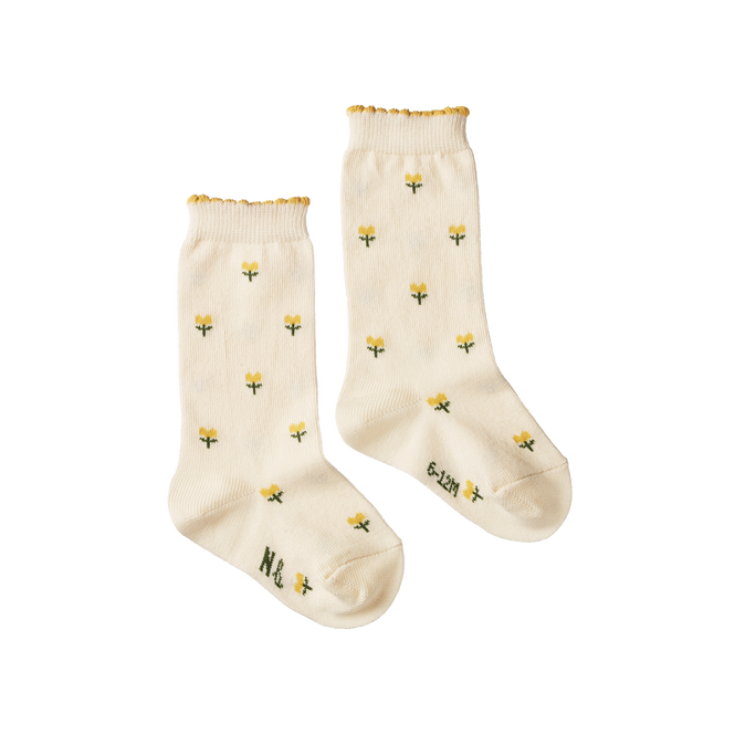 ORGANIC COTTON SOCKS - Tulips | Nature Baby