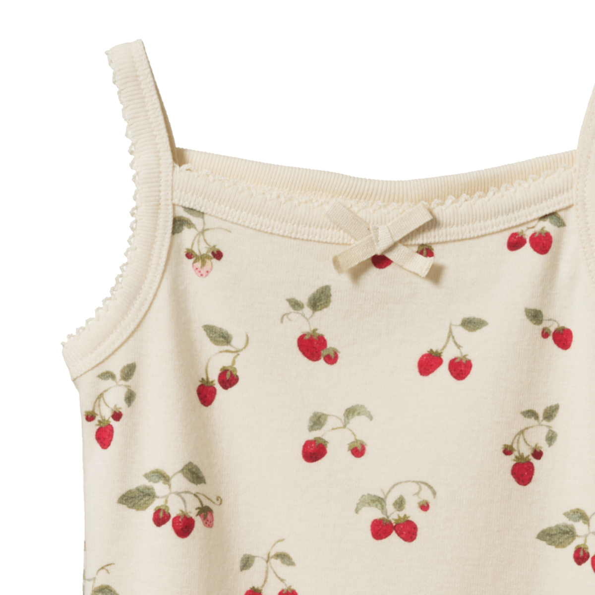 CAMISOLE. Strawberry Blush Print | Nature Baby