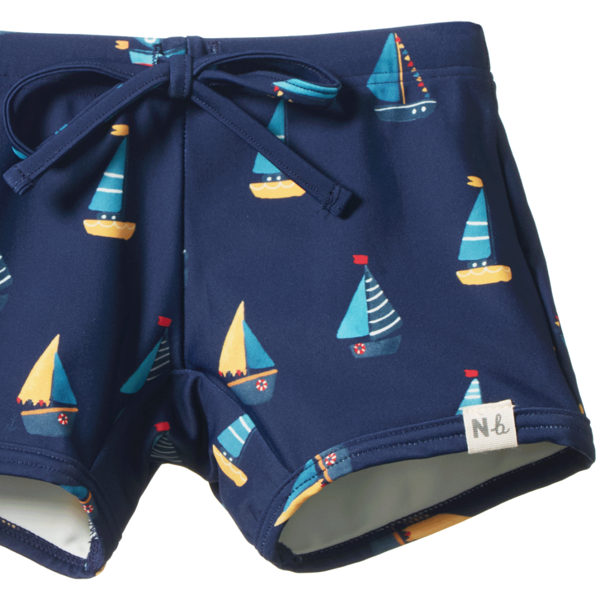 SPLASH SHORTS | Regatta Navy Print | Nature Baby
