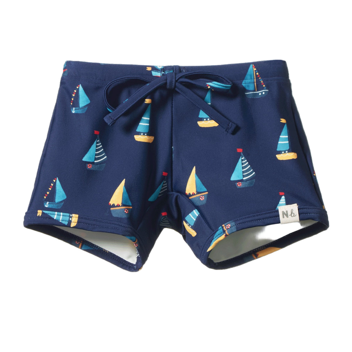 SPLASH SHORTS | Regatta Navy Print | Nature Baby