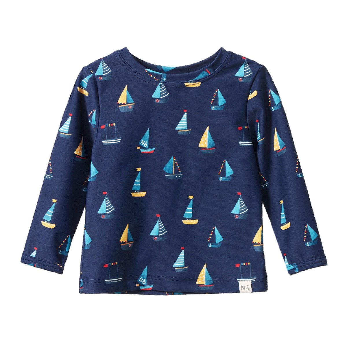 SPLASH TOP | Regatta Navy Print | Nature Baby