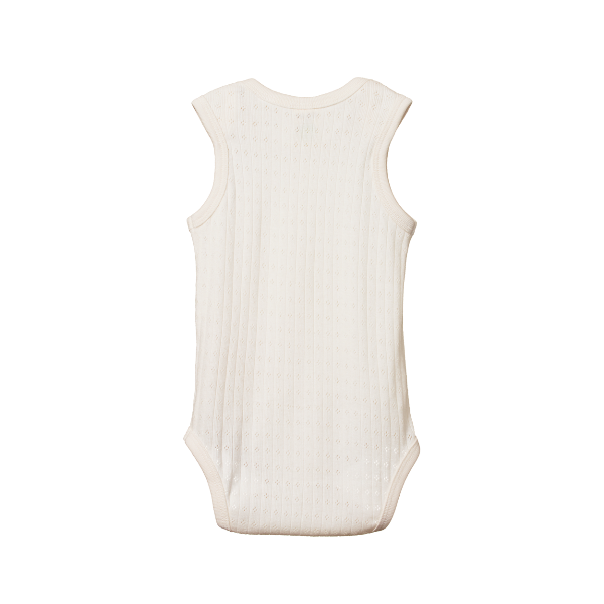 SINGLET BODYSUIT POINTELLE - Natural | Nature Baby