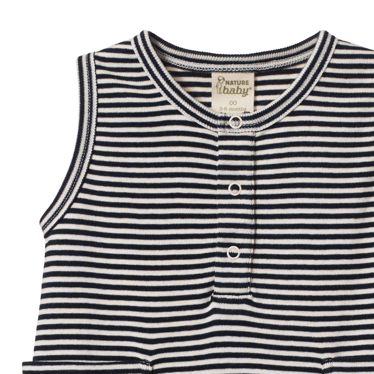 CAMPER SUIT. Navy Stripe | Nature Baby