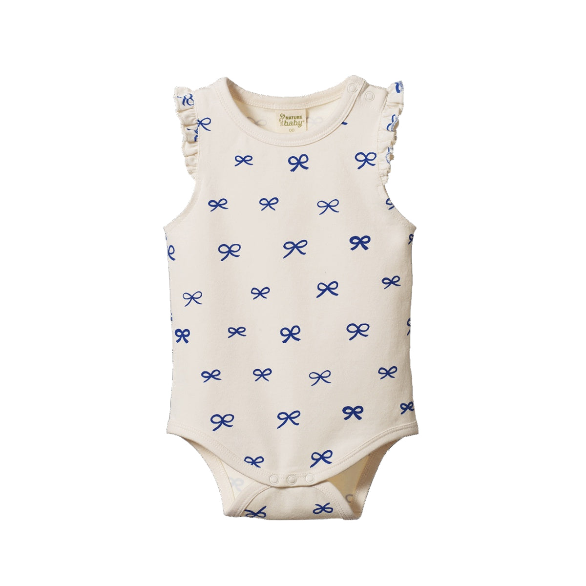 FLEUR BODYSUIT. Ribbons Print | Nature Baby