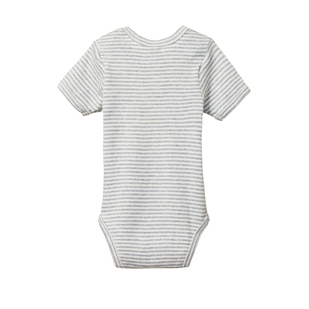 Short Sleeve Bodysuit - Grey Marl | Nature Baby