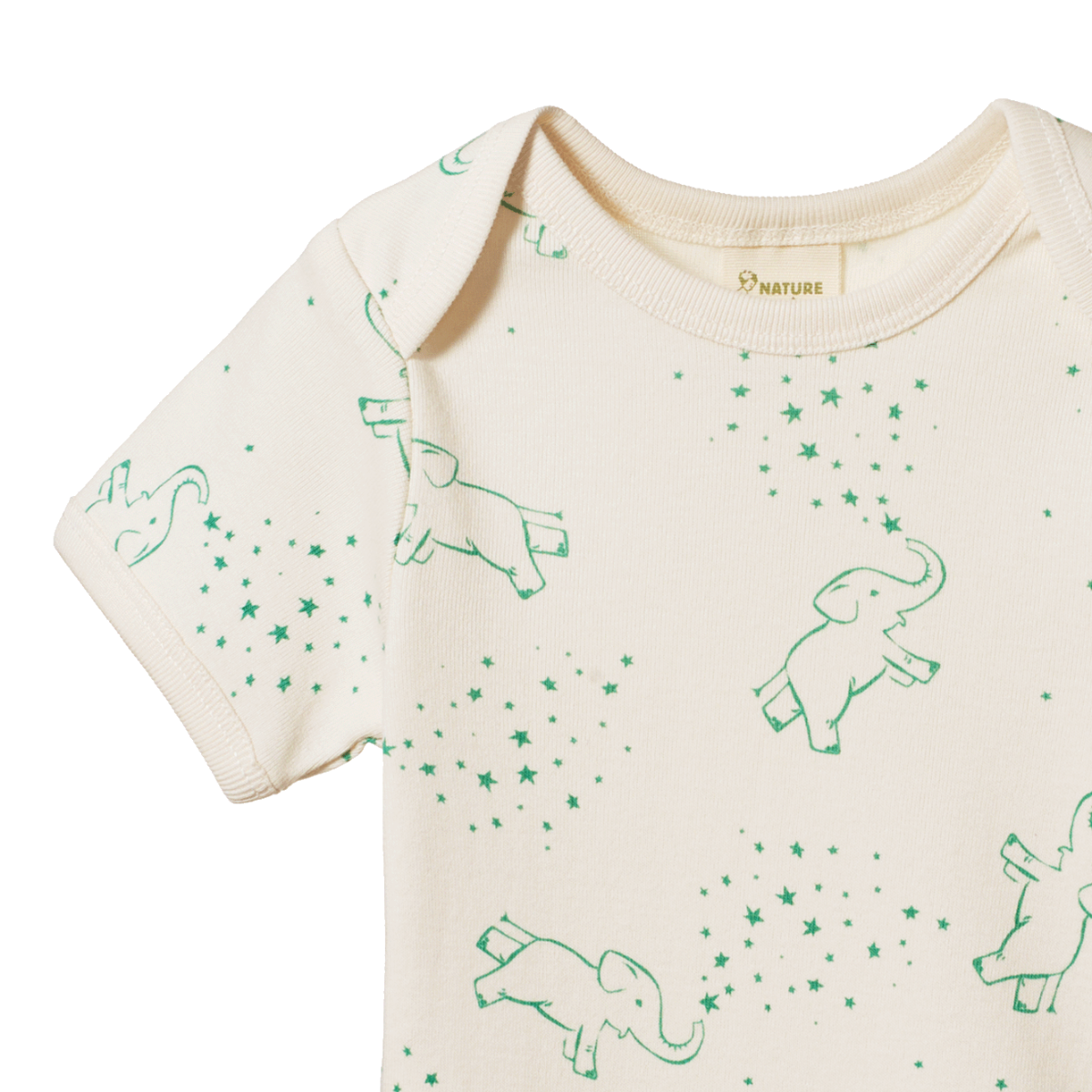 SHORT SLEEVE BODYSUIT. Fairground  Print | Nature Baby