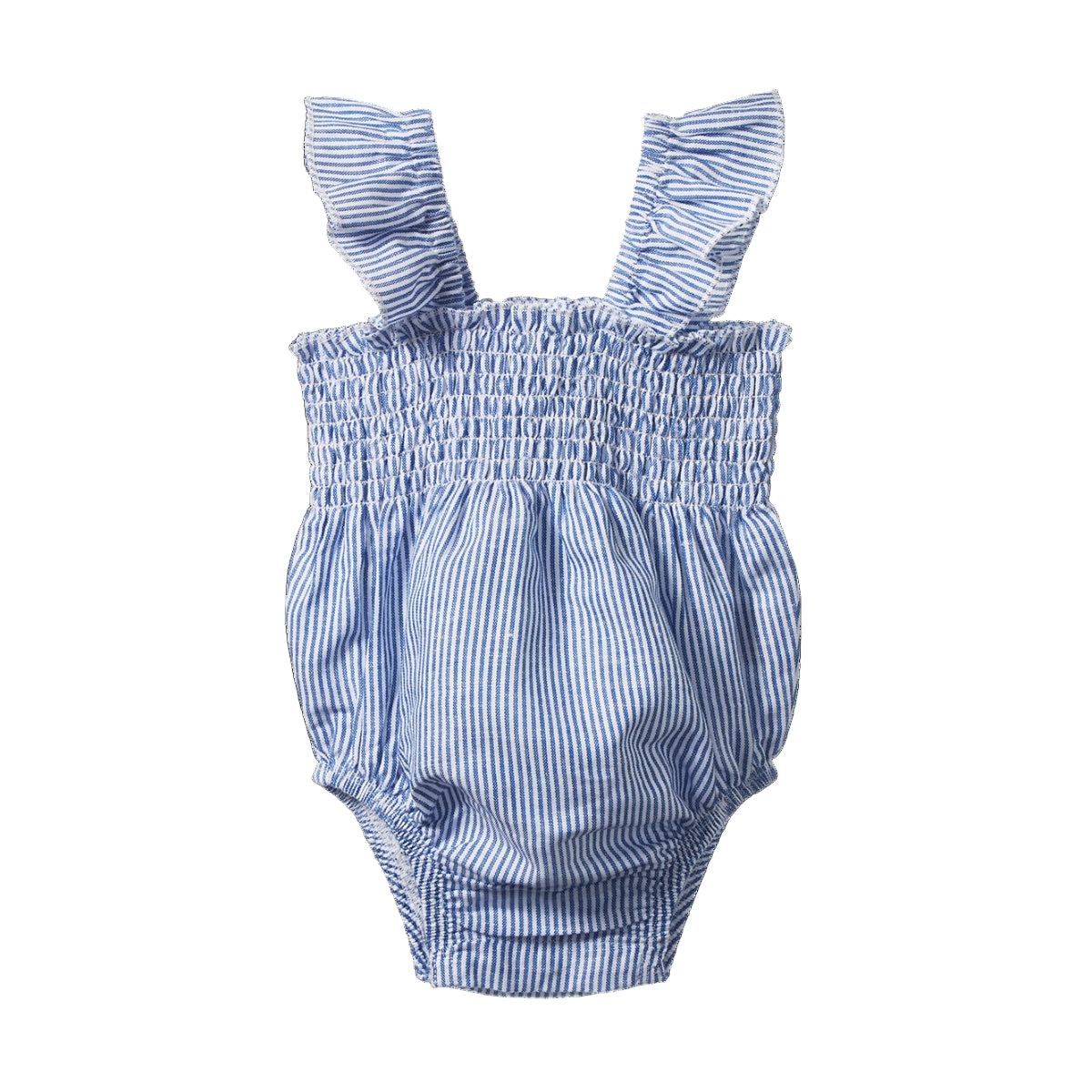 GALA SUIT LINEN. Blue Stripe | Nature Baby