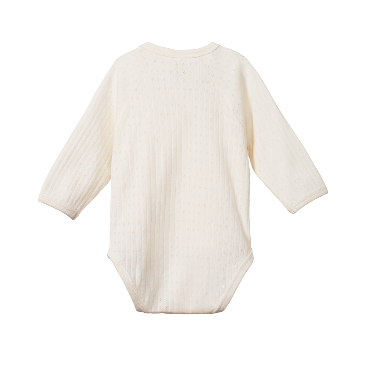 L/S KIMONO BODYSUIT POINTELLE - Natural - Nature Baby