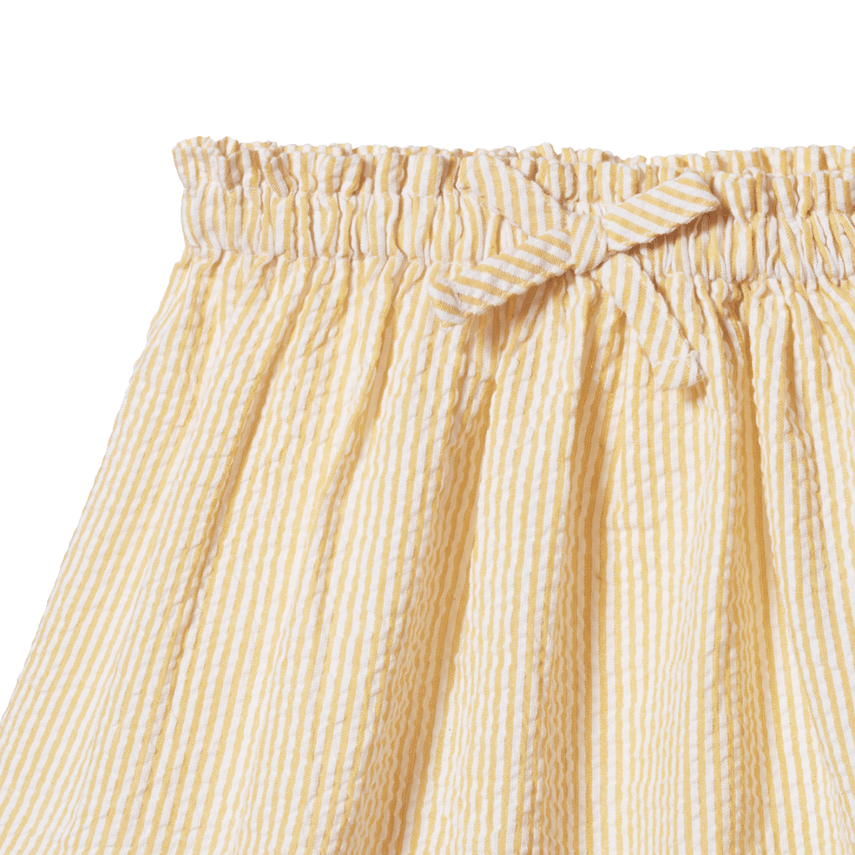 ORCHARD SKIRT SEERSUCKER | Golden Stripe | Nature Baby