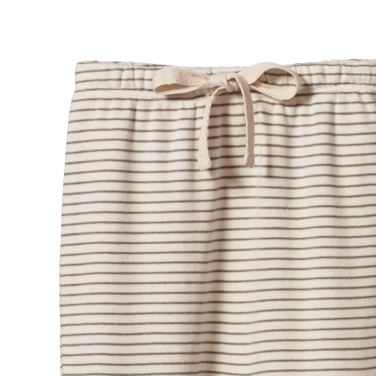 FOOTED ROMPERS - Mushroom Pinstripe | Nature Baby