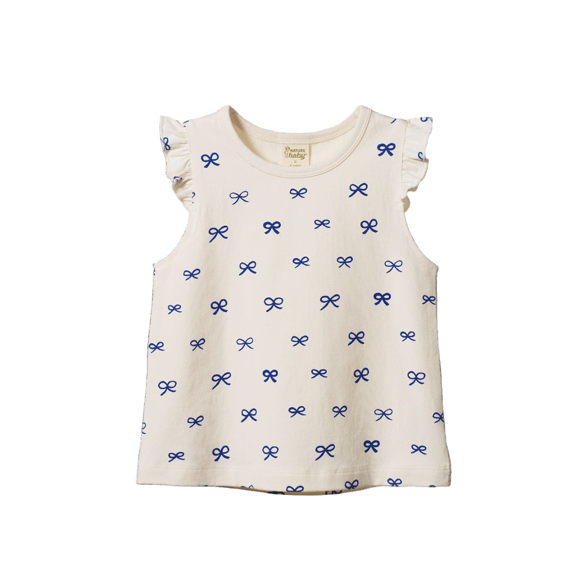 FLEUR TEE | Ribbons Print | Nature Baby