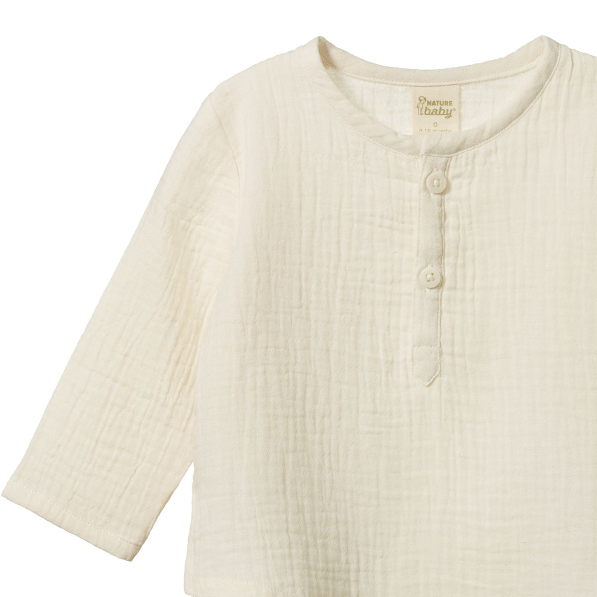 Caravan Shirt - Muslin - Natural | Nature Baby