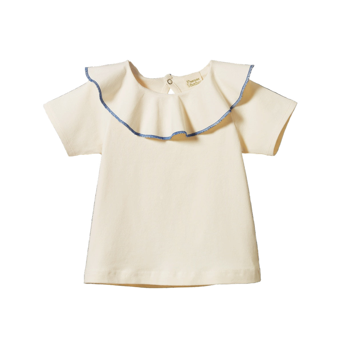SS TATE RUFFLE TOP | Natural | Nature Baby