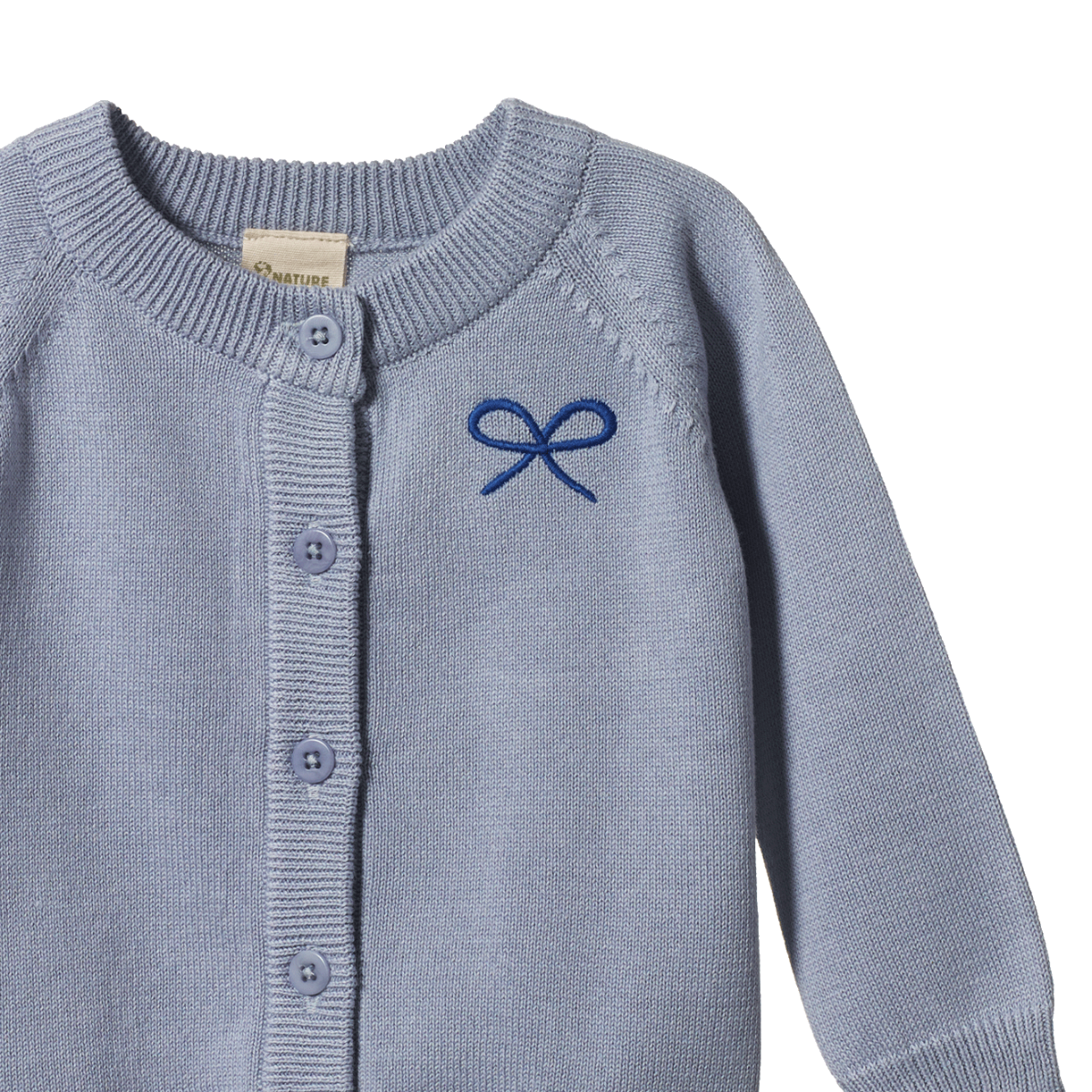 PIPER CARDIGAN | Ribbon | Nature Baby