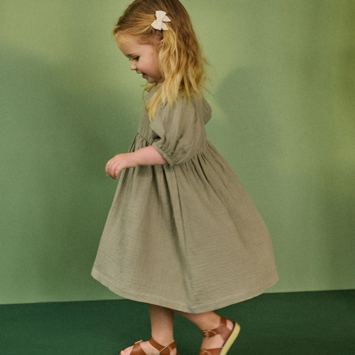 Albertine Dress - Brook | Nature Baby