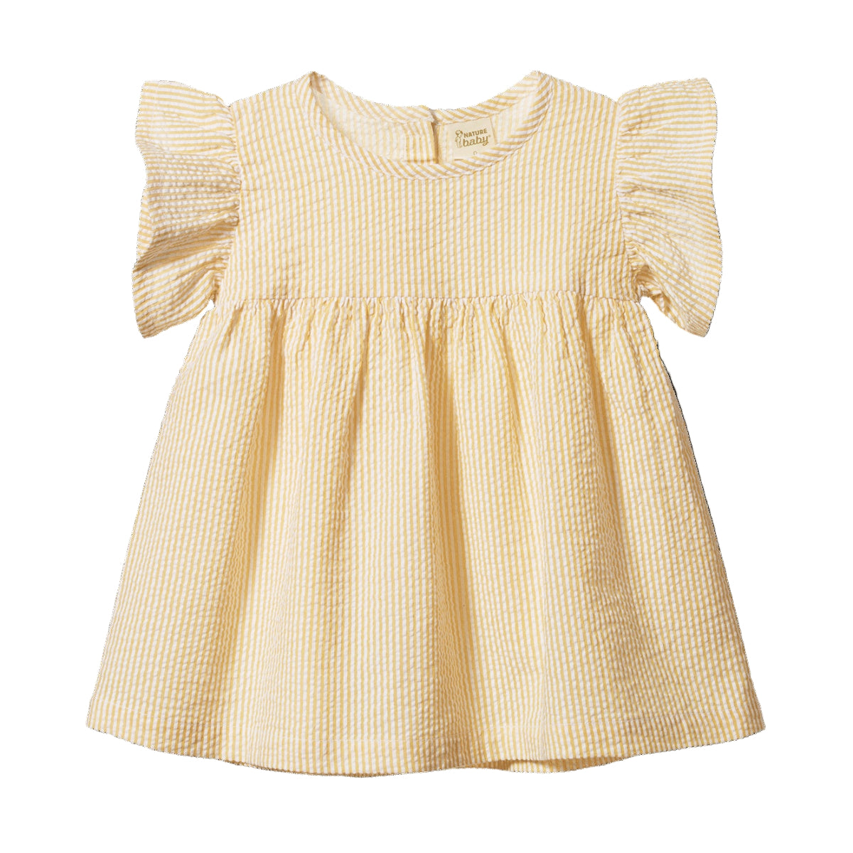 BONNIE DRESS | Golden Stripe | Nature Baby