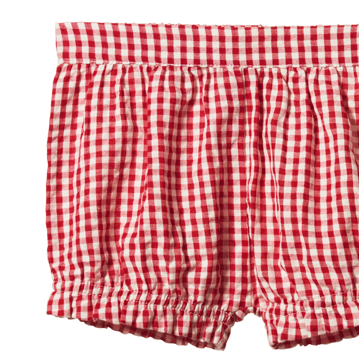 BETTY SHORTS. Red Check | Nature Baby