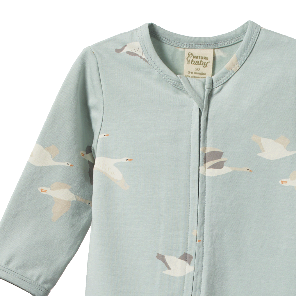 DREAMLANDS SUIT Flying Geese Print  | Nature Baby