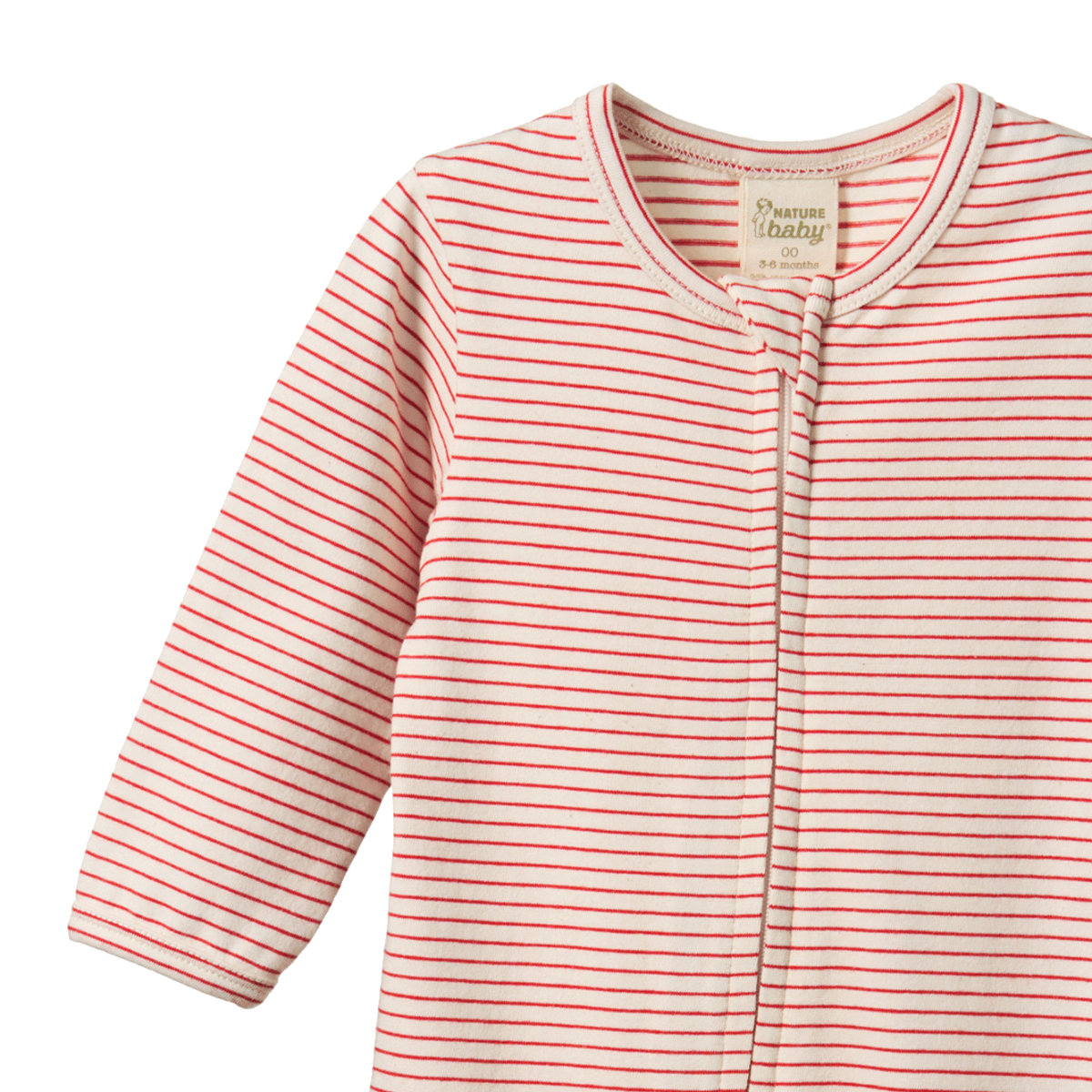 DREAMLANDS SUIT - Red Pinstripe | Nature Baby