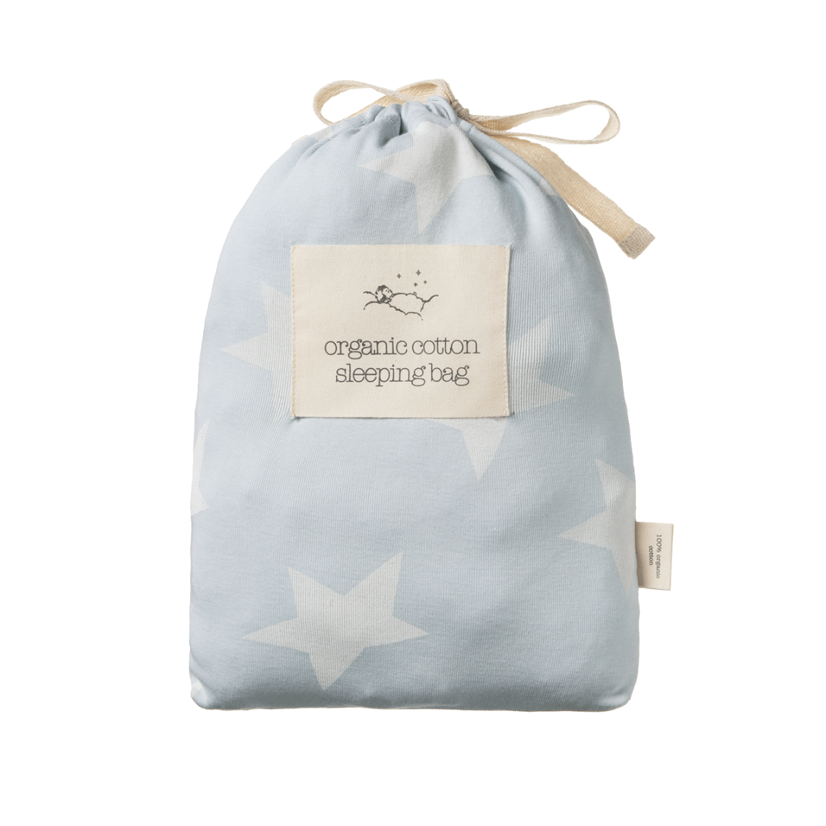 ORGANIC COTTON SLEEPING BAG | Magic Blue Print 3-24M | Nature Baby