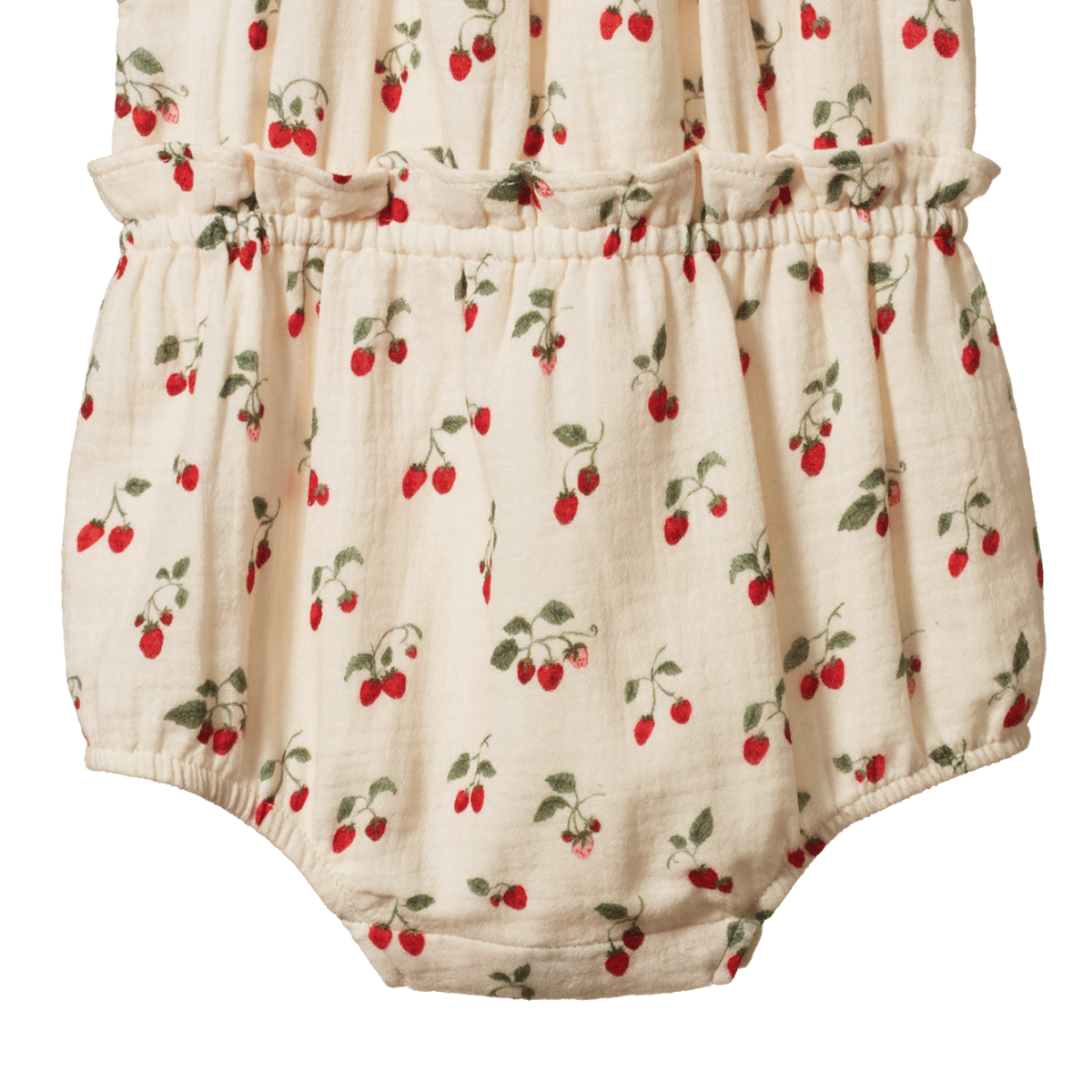 PLUM SUIT MUSLIN. Strawberry Blush | Nature Baby