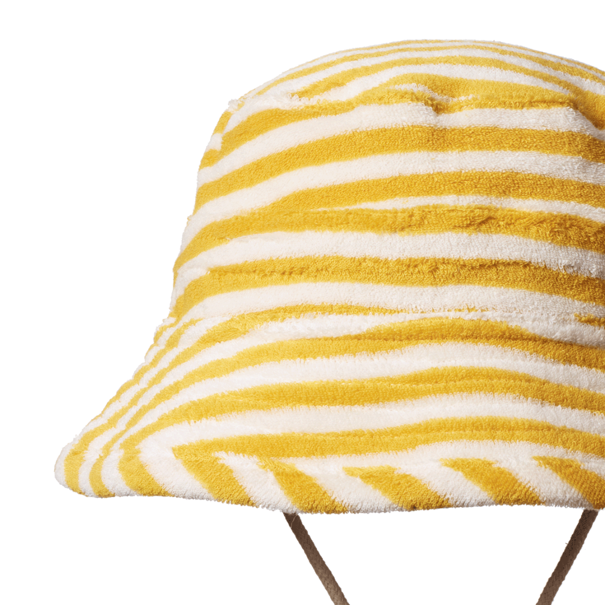 Bucket Sunhat Terry || Golden Sea Stripe | Nature Baby
