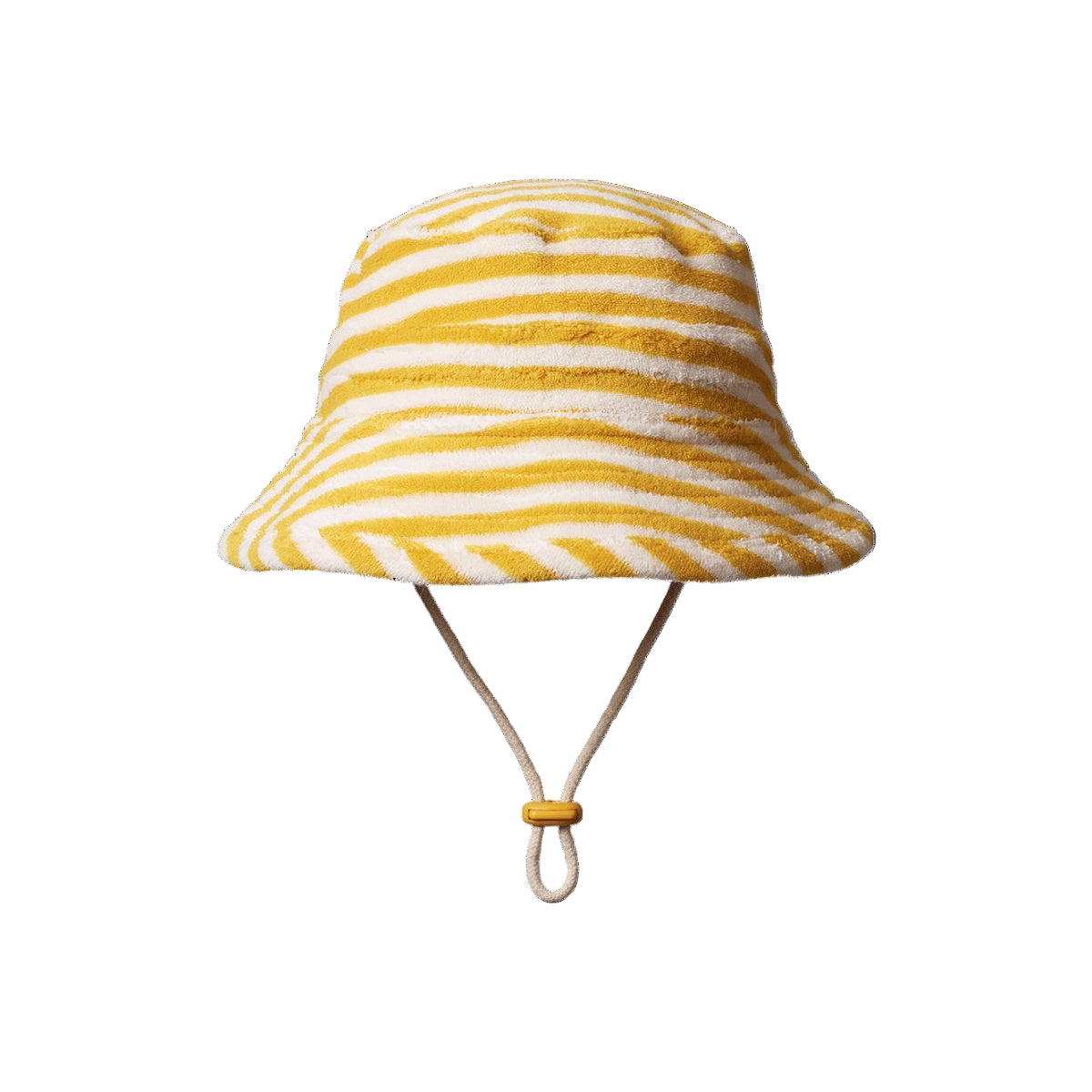 Bucket Sunhat Terry || Golden Sea Stripe | Nature Baby