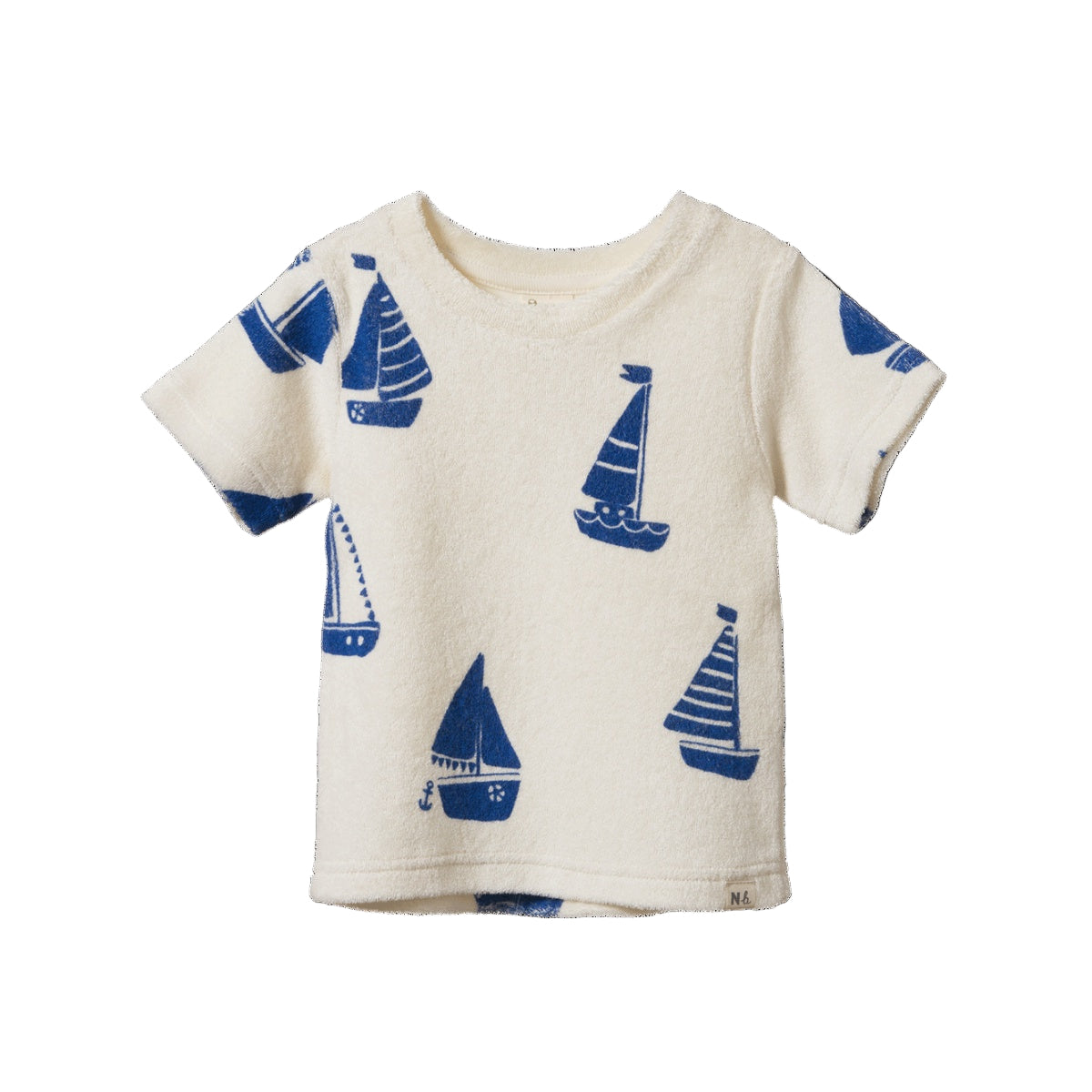 River Tee Terry || Regatta Print Terry | Nature Baby