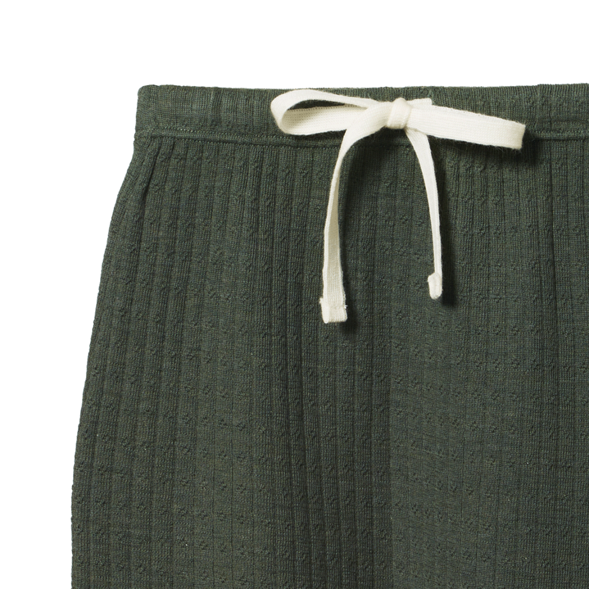 MER ESS Draw String Pants Pointelle Thyme | Nature Baby