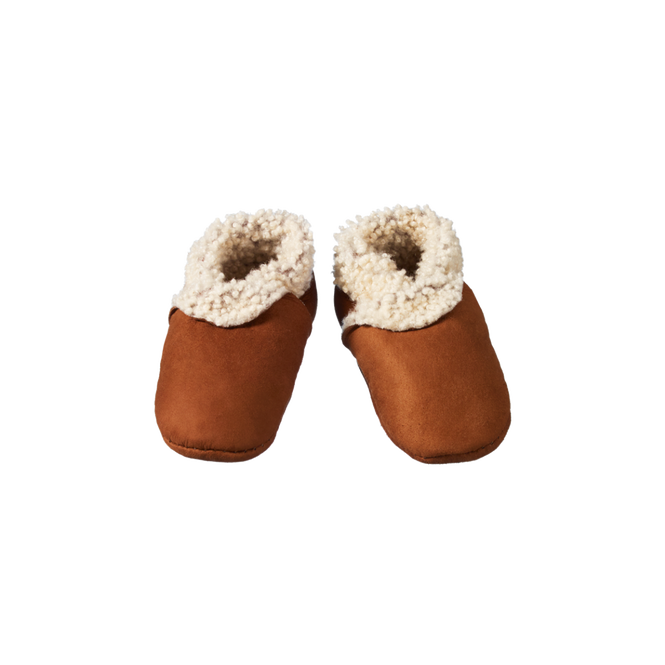 lambskin booties - CINNAMON | Nature Baby