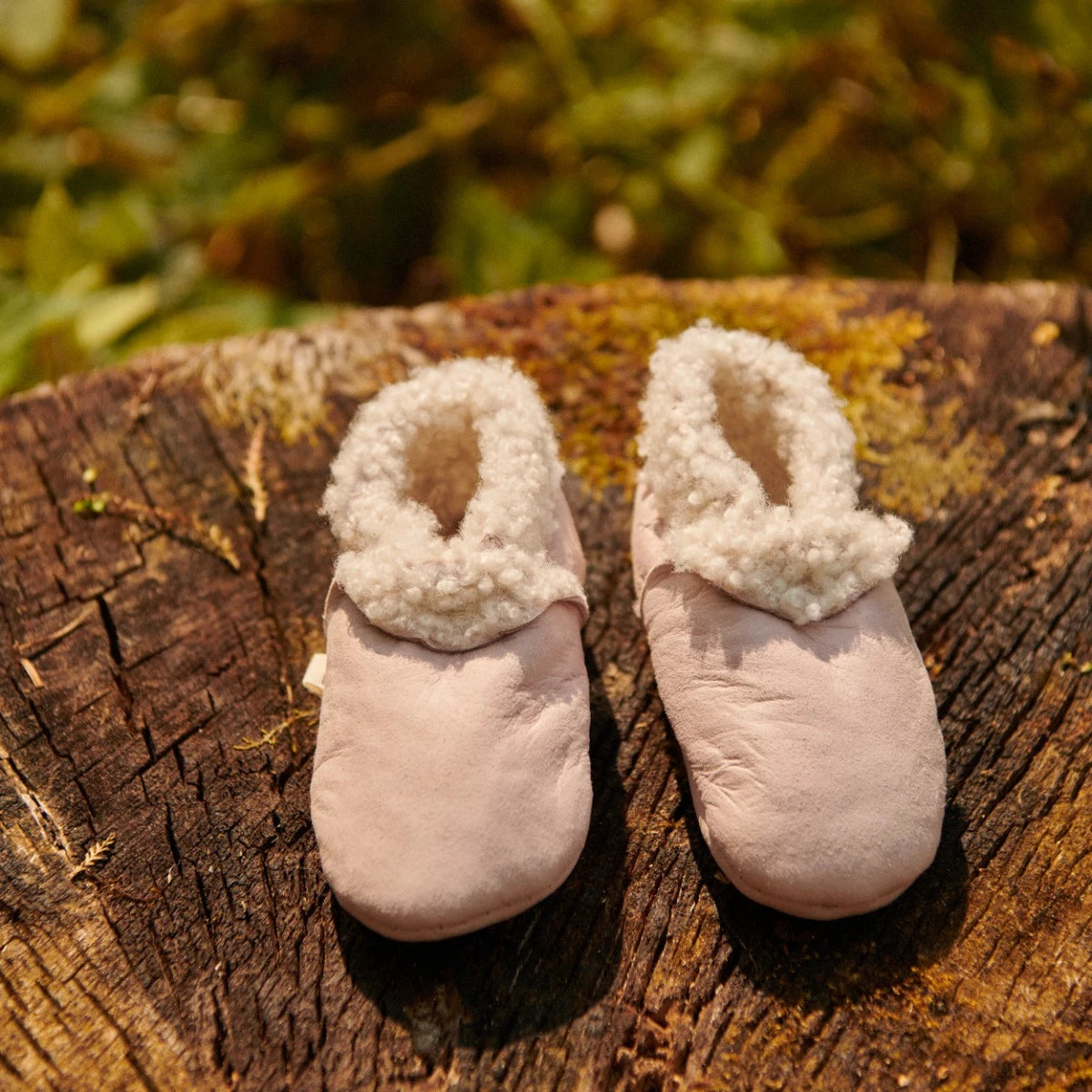 lambskin booties - Rose Bud | Nature Baby