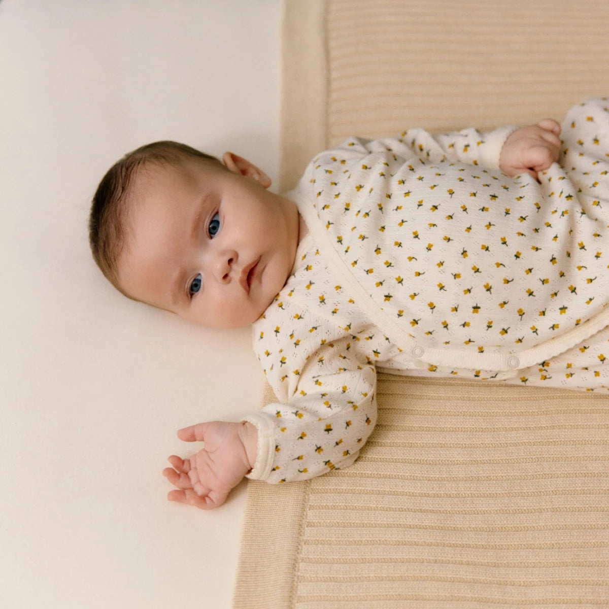 Prairie Blanket - Oatmeal Marl | Nature Baby