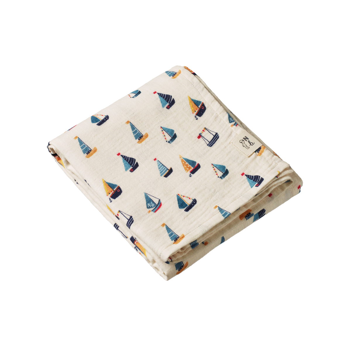 Muslin Wrap - Regatta Print | Nature Baby