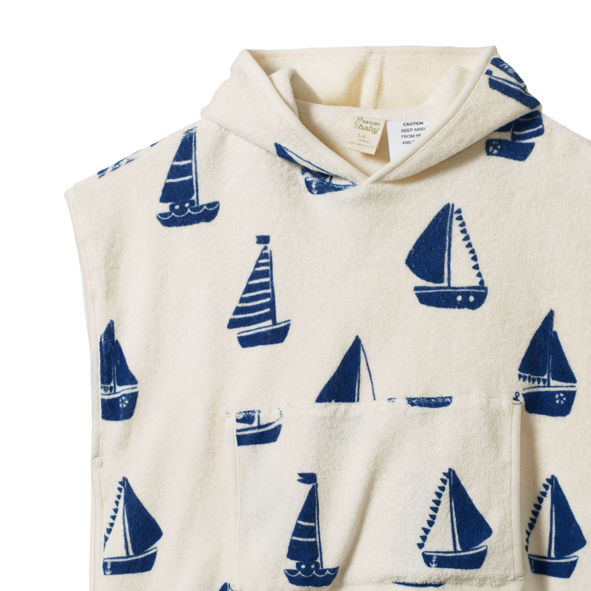 Poncho Towel || Regatta Print | Nature Baby