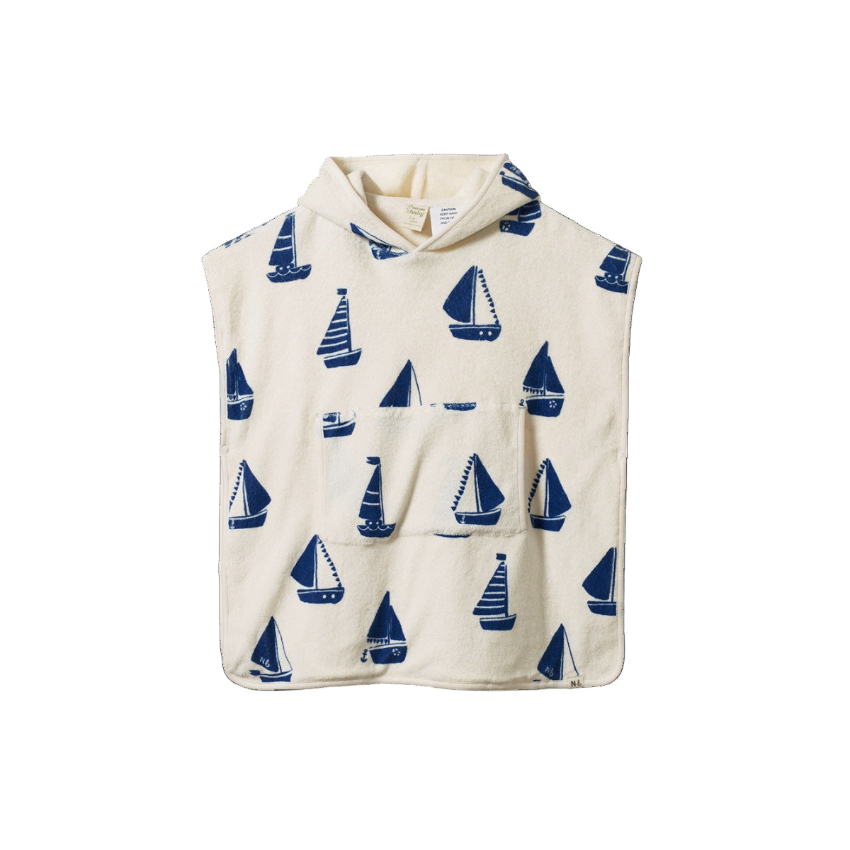 Poncho Towel || Regatta Print | Nature Baby