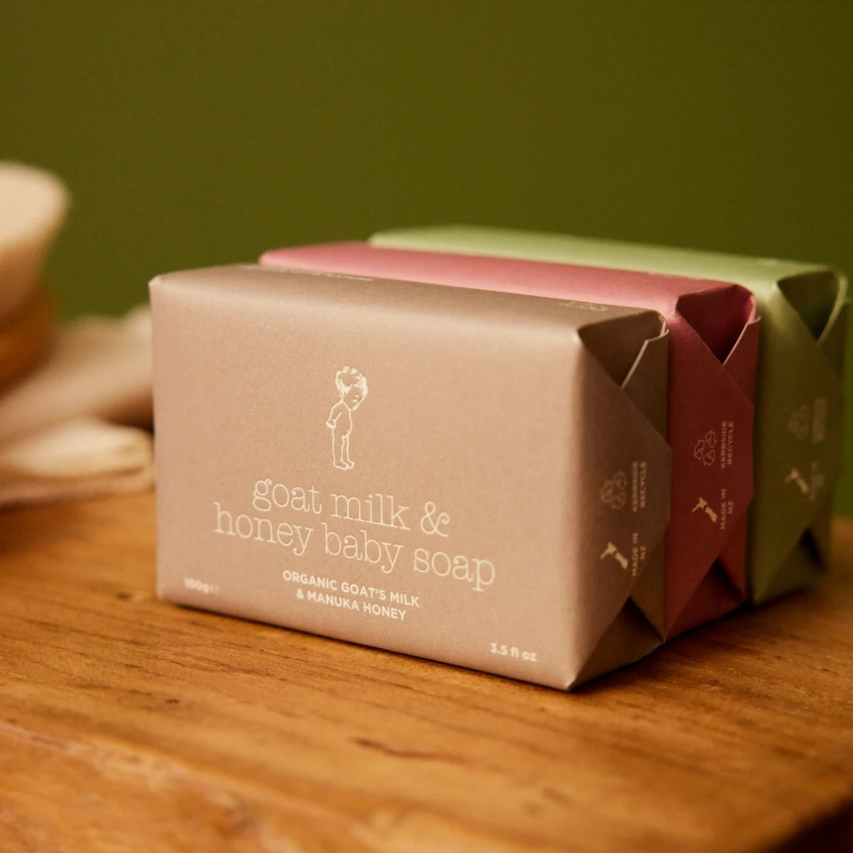 goat's milk and manuka honey soap | Nature Baby