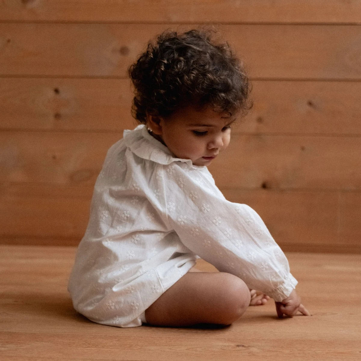 MEADOW BODYSUIT || IVORY FLORA | Nature Baby