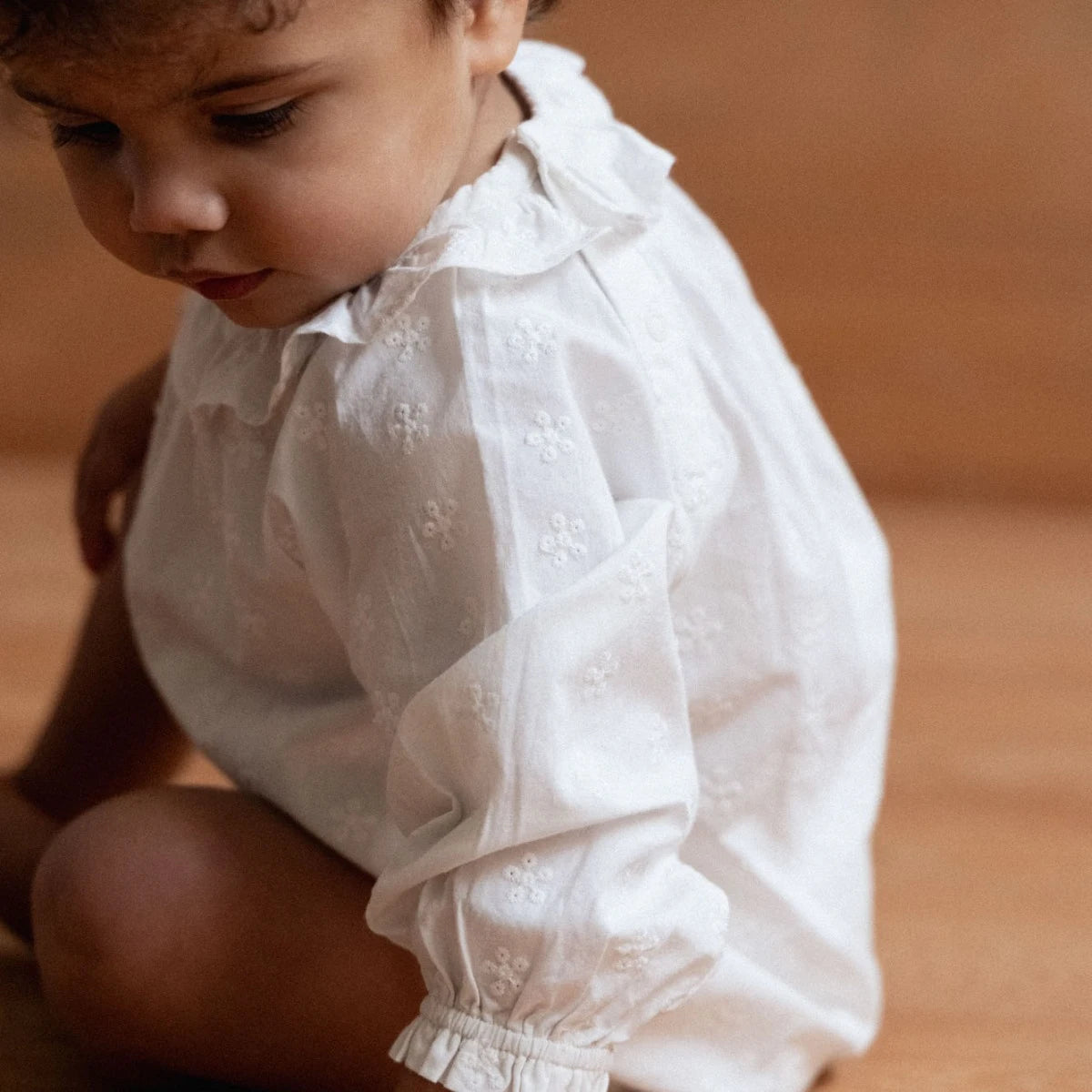 MEADOW BODYSUIT || IVORY FLORA | Nature Baby