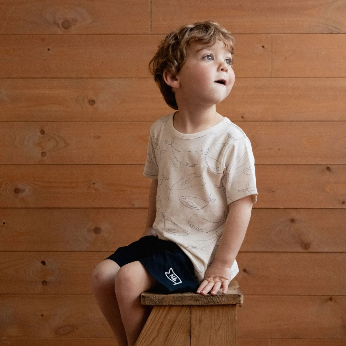 RIVER TEE || WHALE PRINT | Nature Baby