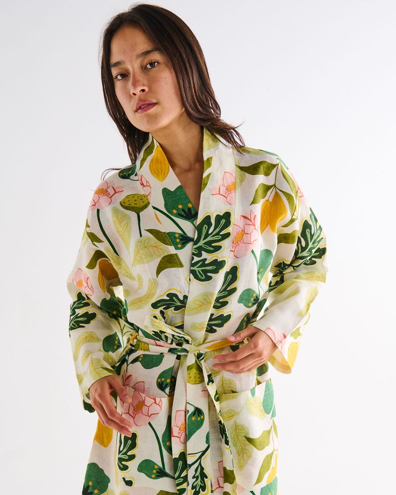 Wander Linen Robe | Kip & Co