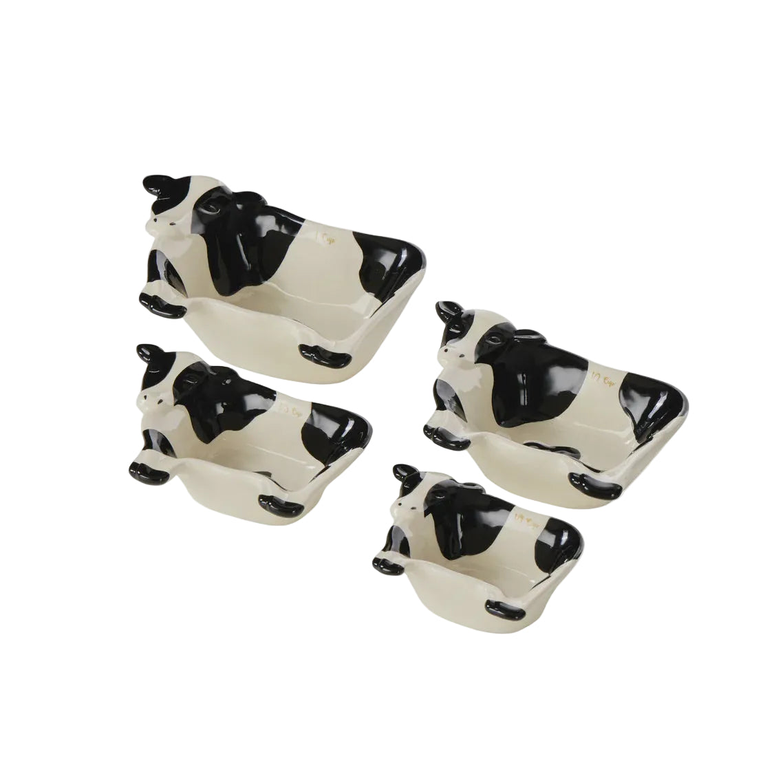 Homestead Measuring Cup Set Black & White | Davis & Waddell